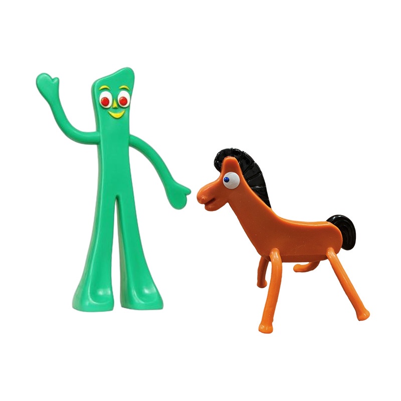 Retro Gumby Animation And Pokey Adorable Blue Gumby And Pokey Orange