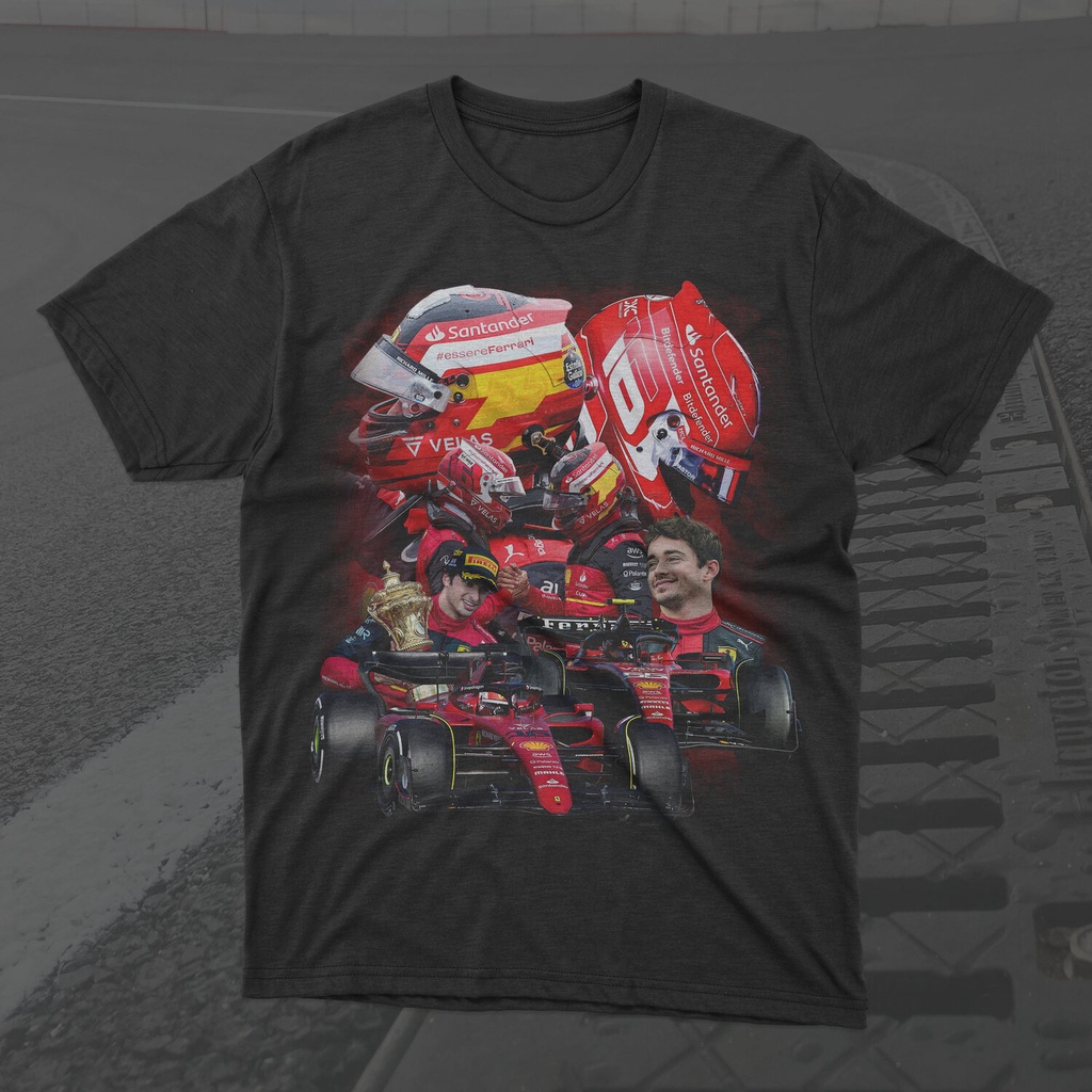 Scuderia Ferrari Formula 1 Graphic T-Shirt, 2023 F1 Racing Shirt ...