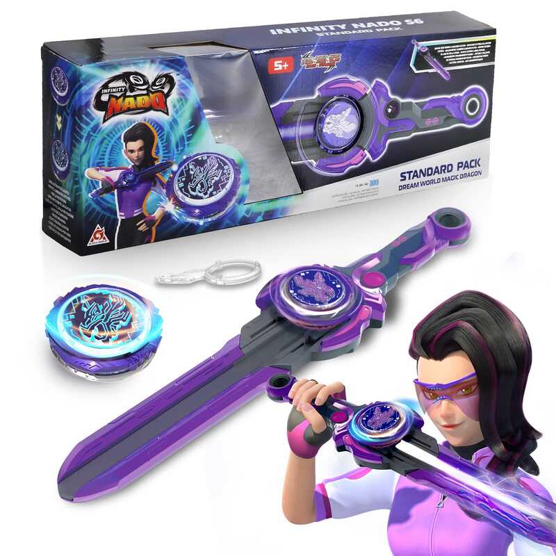 Infinity Nado Battling Top Burst Gyro Toy, Spinning Top w/Sword ...