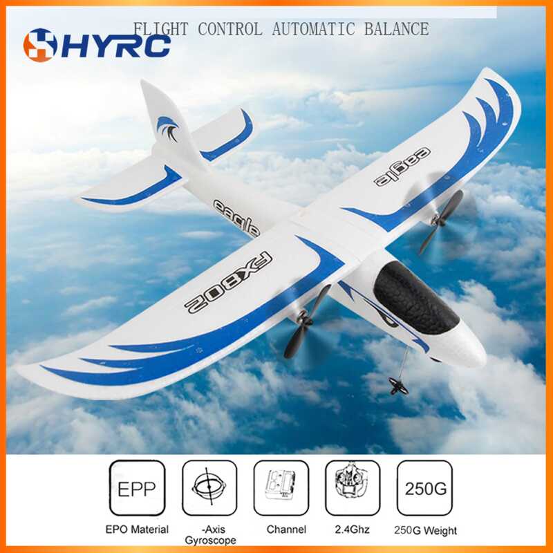 RC Glider Airplane 2.4G UAV Kit Plane Remote Control Aircraft Battery