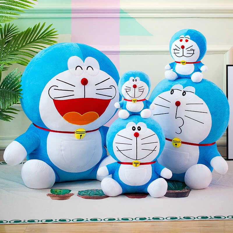 Cartoon Animation Cute Doraemon Doll Plush Toy Doraemon Pillow Ding ...