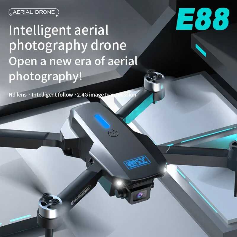 New E88 Drone Wide angle 8K HD aerial photography WIFI FPV HD Camera 5G ...