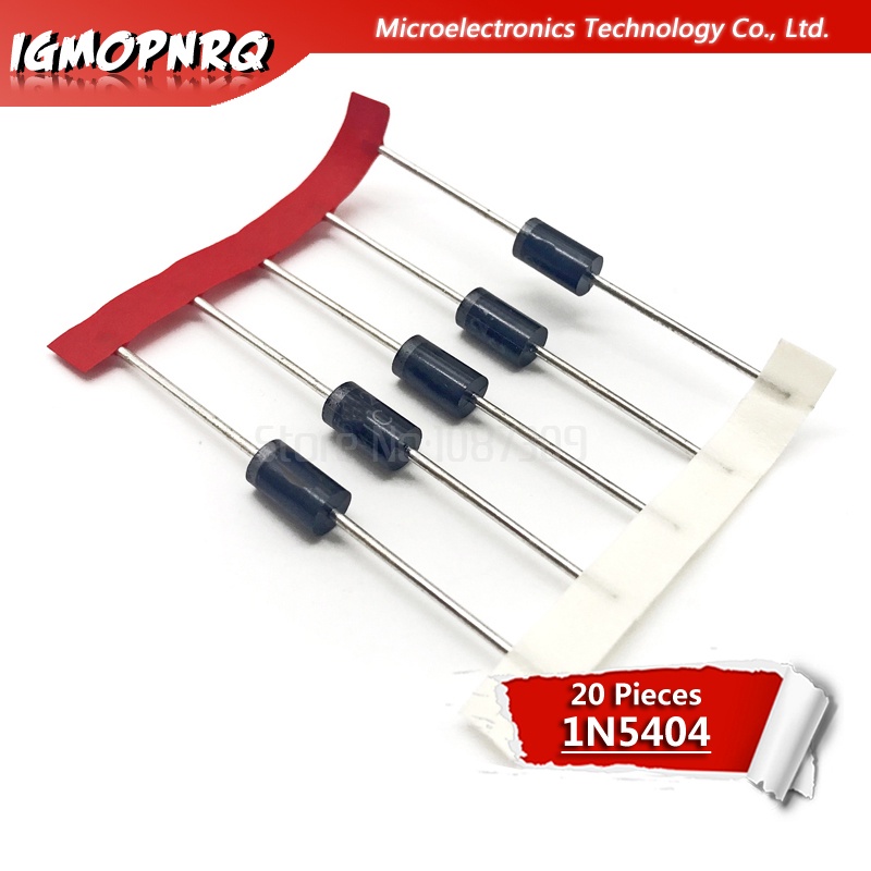 20pcs Rectifier Diode IN5404 3A 400V DO-27 1N5404 new original | Shopee ...