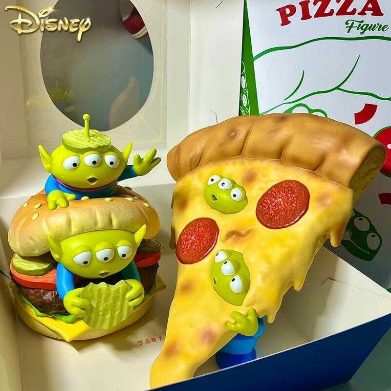 Cartoon Toy Story Alien Hamburger Statue Maglikha Ng Tatlong Mata Alien ...