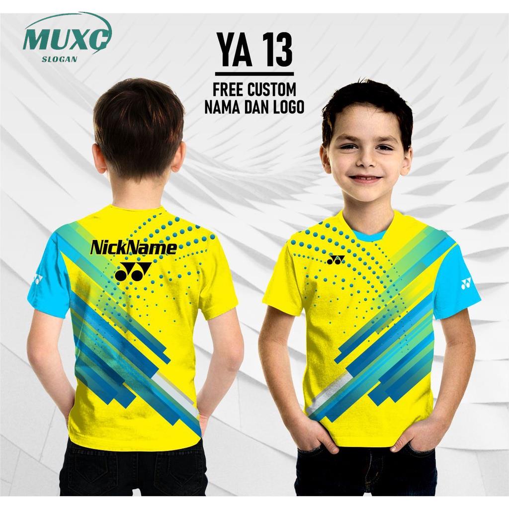 Personalized Tanjiro Badminton Green Action Pose Kid T Shirt Dynamic Sports Design TS04