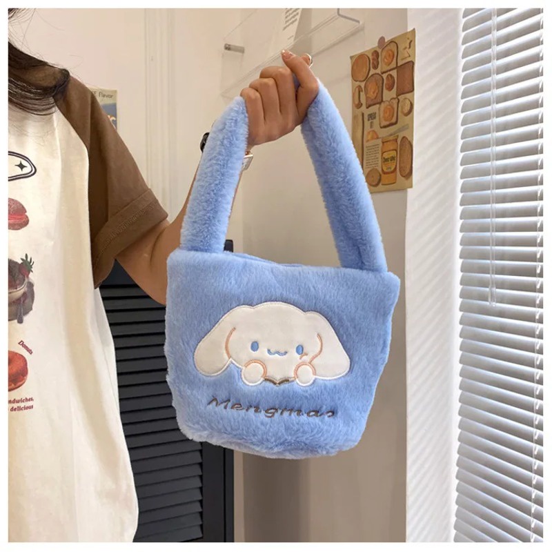 Sanrio Women's Shoulder Bag Cartoon Cinnamoroll Melody Kuromi Pattern ...