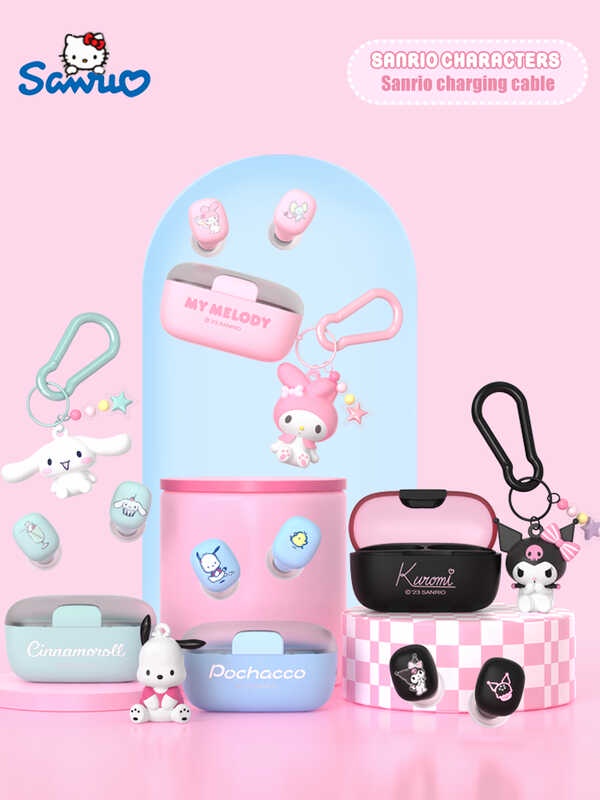 Bagong Sanrio Kuromi Bluetooth Headphones Cinnamoroll Melody True ...