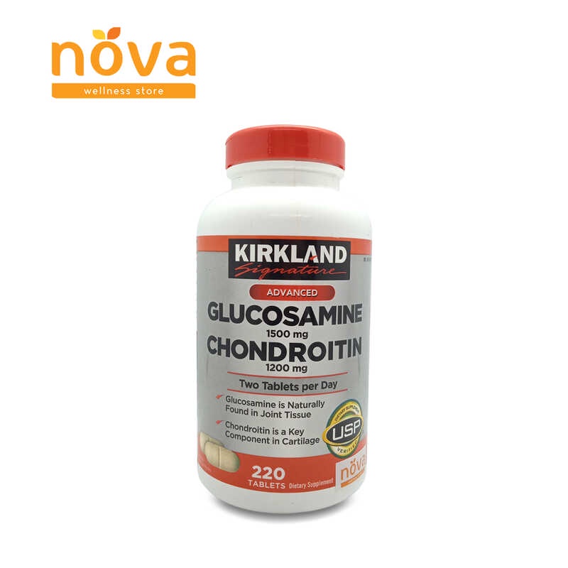 Kirkland Signature Advanced Glucosamine 1500 Mg Chondroitin 1200 Mg 220