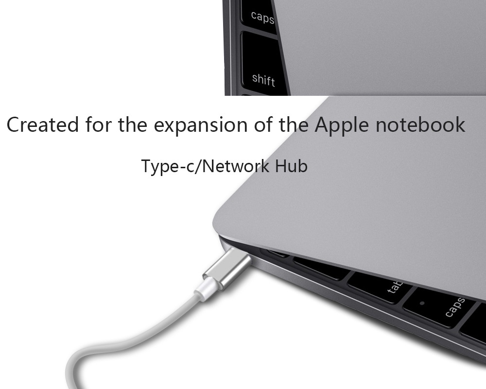 4 In 1 USB Type C To RJ45 Lan Network Card USB2.0 Ethernet Card Hub ...