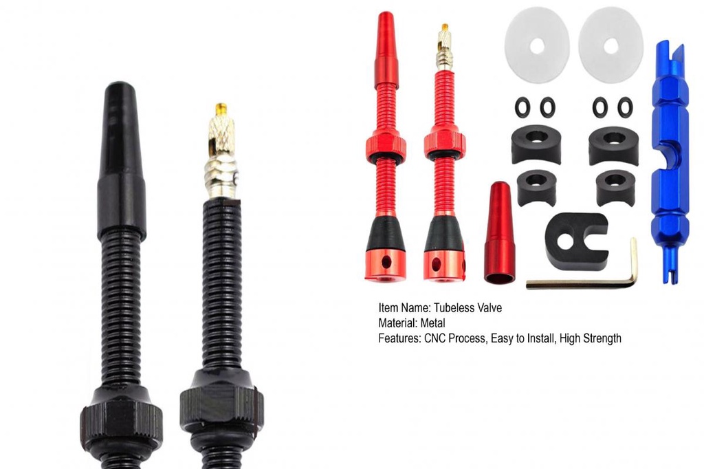 [AM] 1 Set Accessories Bike Tire Valve Bicycle Components Mountain Bike