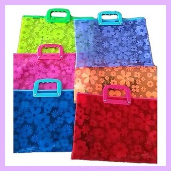 ☑ Plastic Envelope Transparent Expandable File Folder Long With Handle ...
