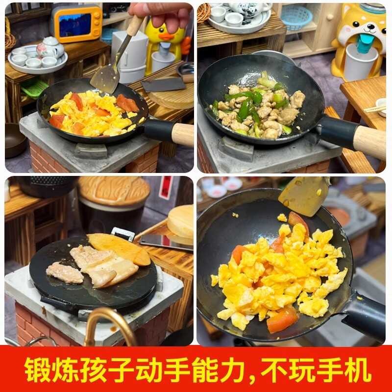 Small Mini Kitchen, Real Cooking, Complete Set Of Gifts, Cooking ...