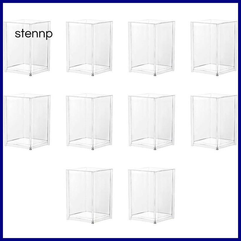 Esowemsn 1PC Clear Acrylic Pen Holder Makeup Brush Scissors