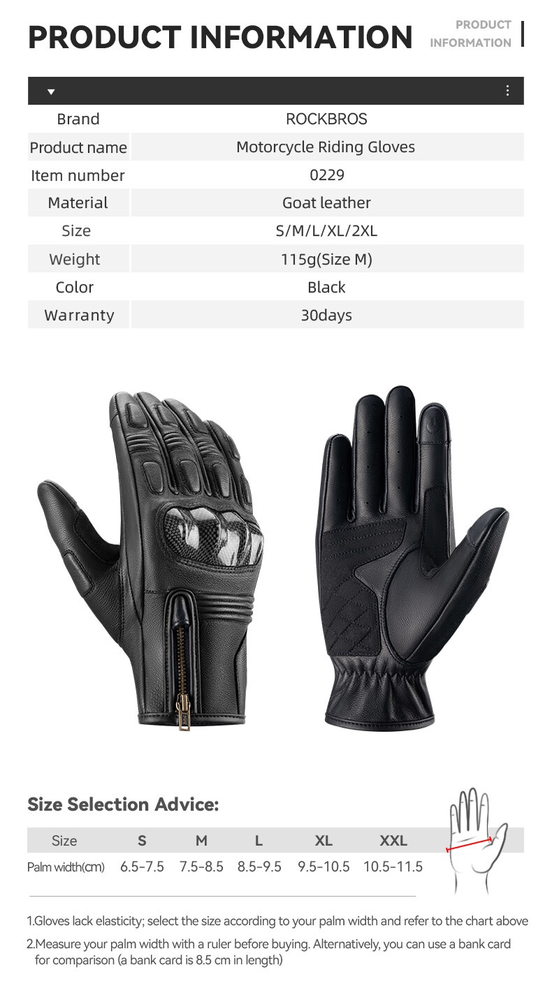 Dain Motorcycle Urban Retro Leather Gloves Street ... - Grandado