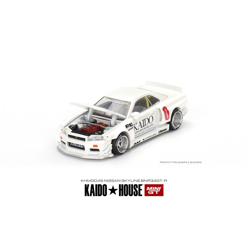 KAIDO HOUSE MINI GT 1:64 R34 GT-R34 055 048 049 Alloy CAR MODEL