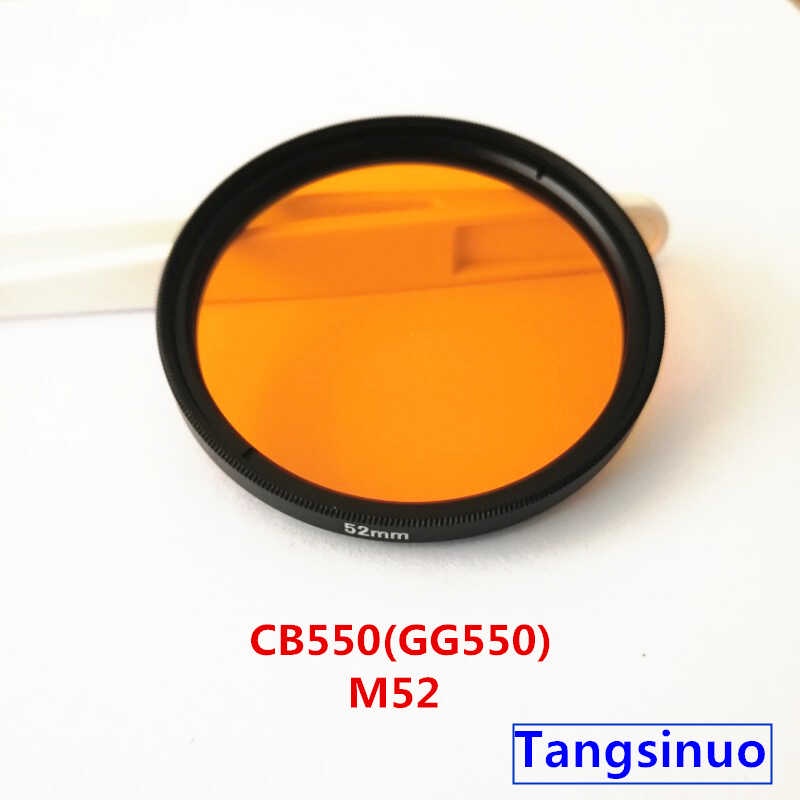 IR Infred 550nm Long Pass Filter Orange Optical Glass CB550 GG550 para ...