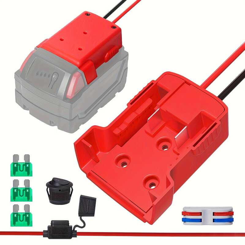 1/2pcs Para sa Milwaukee M18 Adapter 18V Power Wheels Battery