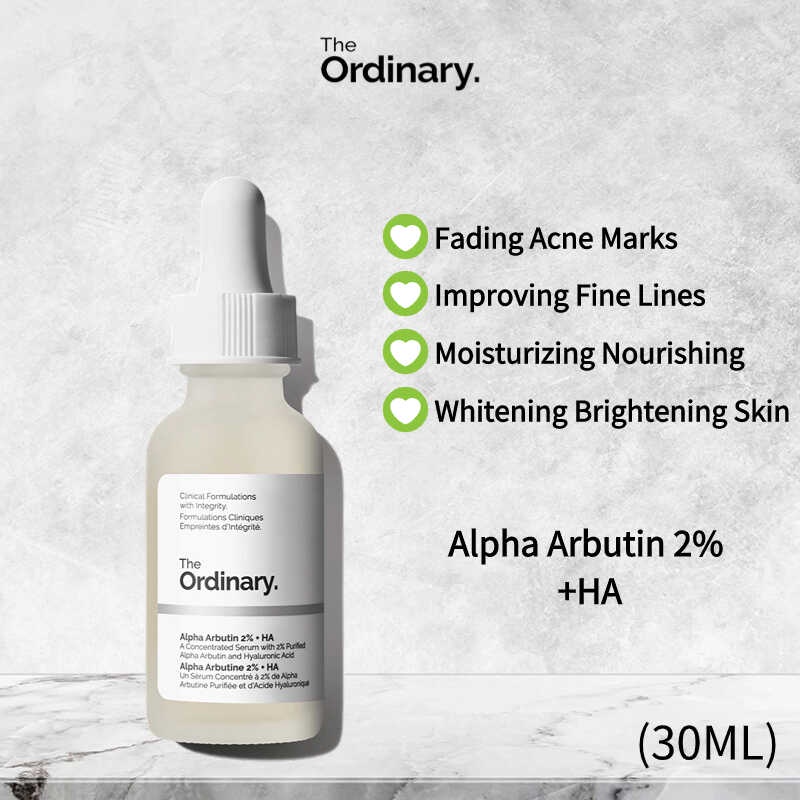 The Ordinary Alpha Arbutin 2% + HA Serum (30ml) | Shopee Philippines
