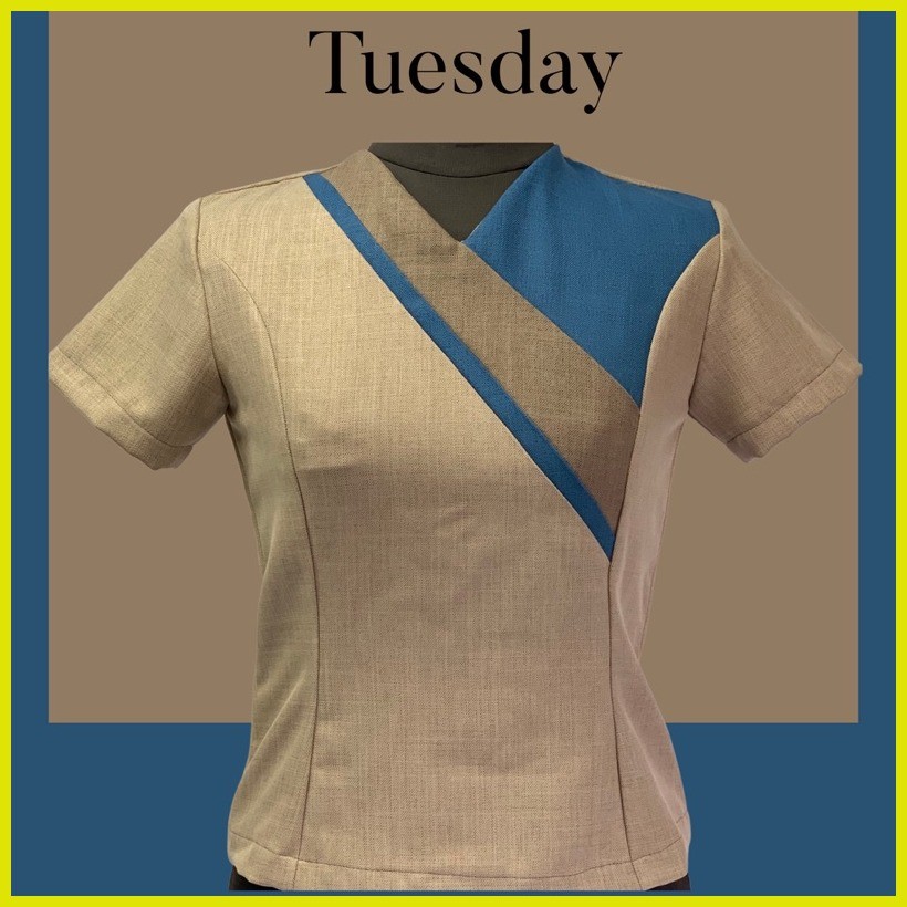 ๑ DepEd Teachers Uniform RTW ready to wear Monday and Tuesday ( Blouse ...