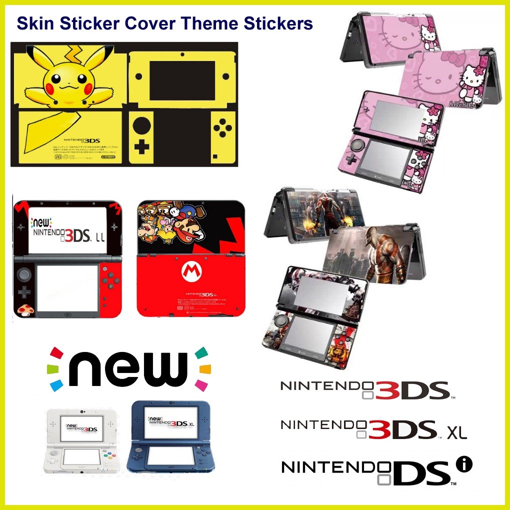 ♨ 2DS/3DS/New 3DS/3DS XL/LL/New 3DS XL/LL/NDSi/DSi/DS Lite Skin Decal ...