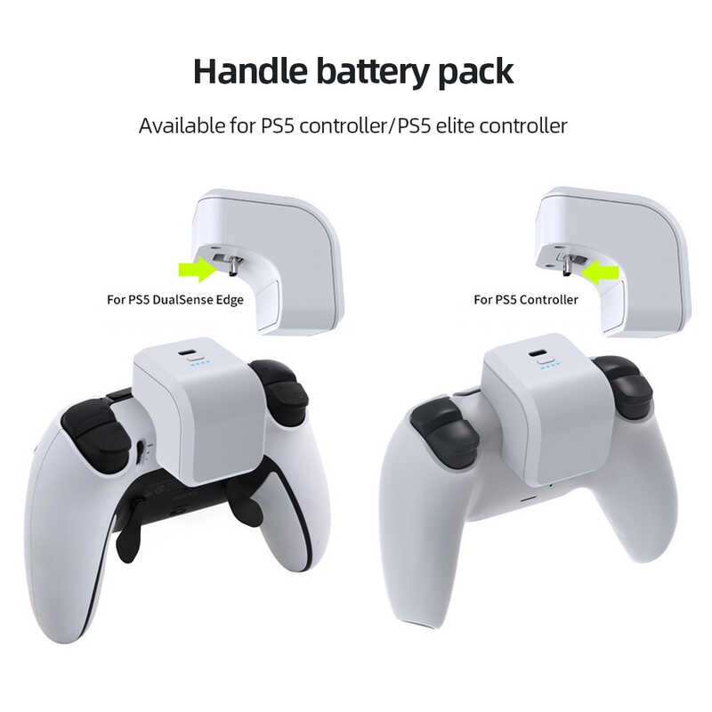 1900mAh Rechargeable Game Controller Pack For PS5 Dualsense Edge ...