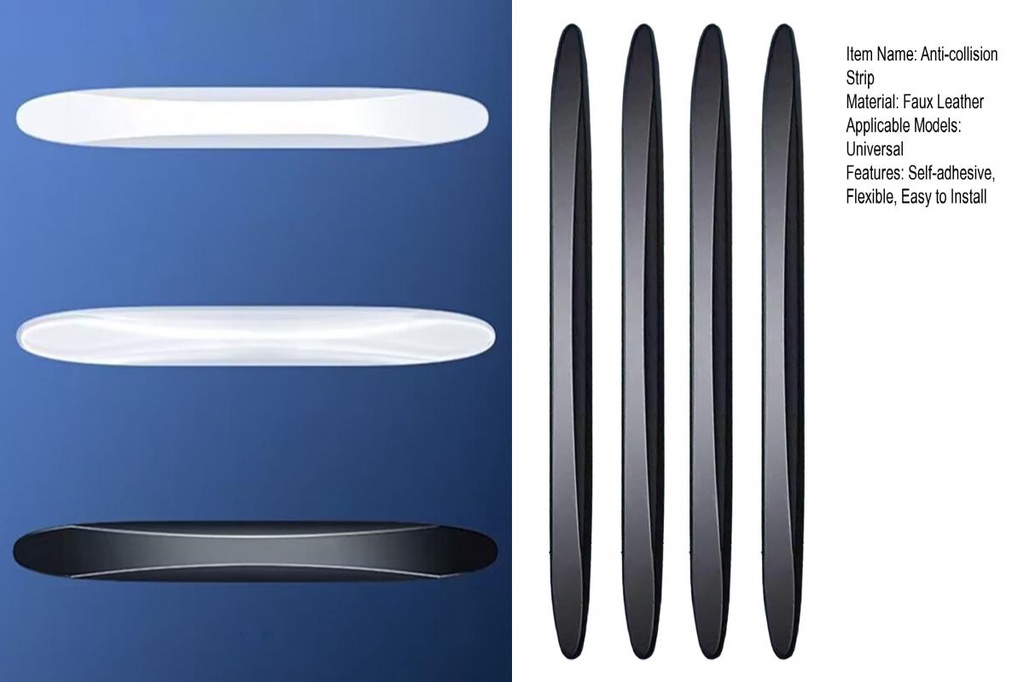 SOU_ Rearview Mirror Anticollision Strip Universal Car Anticollision