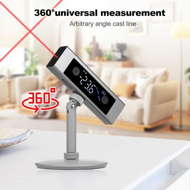 Laser Level Digital Inclinometer Laser Protractor Angle Ruler Type-C ...