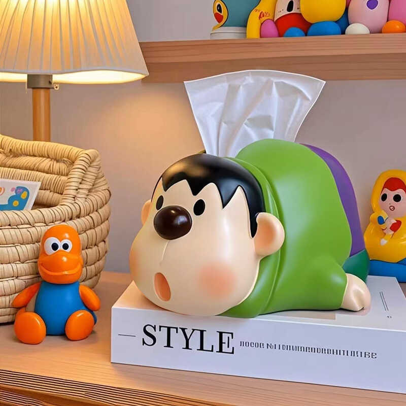 Cute Cartoon Chubby Tiger Tissue Box, Home Living Room, Light Luxury ...