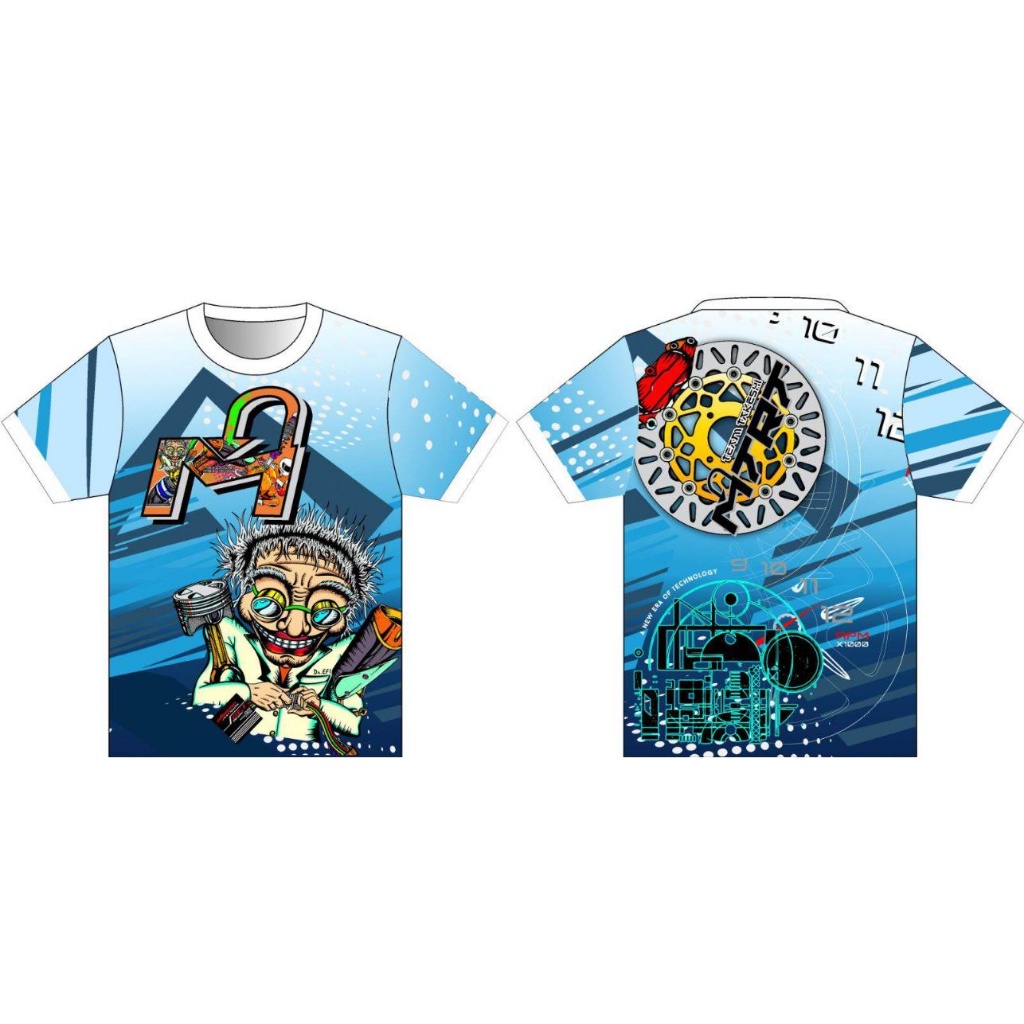 QIANA T SHIRT BLUE 2023 new MTRT design ( LARGE ) | Shopee Philippines