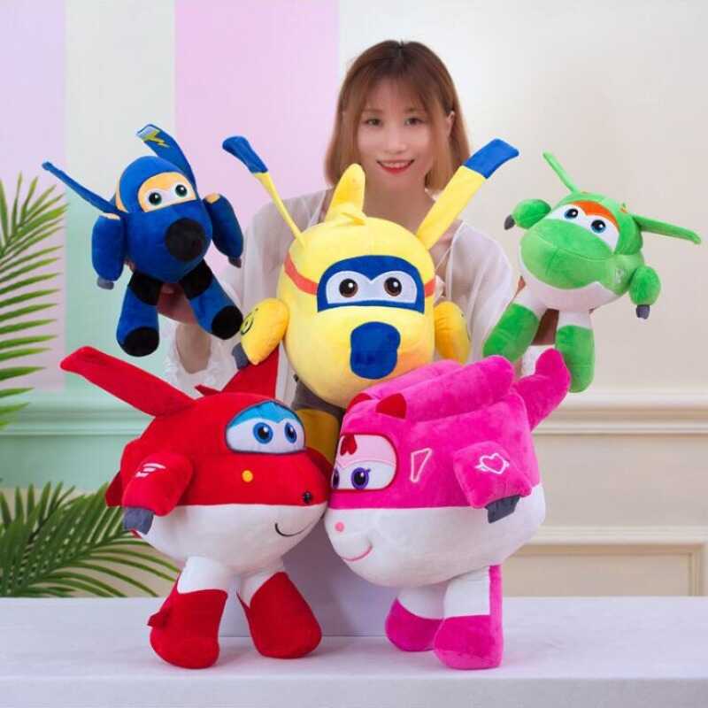 Super Wings Plush Toy Cartoon Jett Jerome Donnie Dizzy Mira Stuffed ...