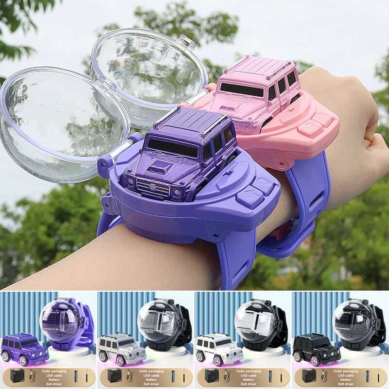 Mini na may Detachable Wrist Strap Wearable Car Model RC Racing Toy Kid ...