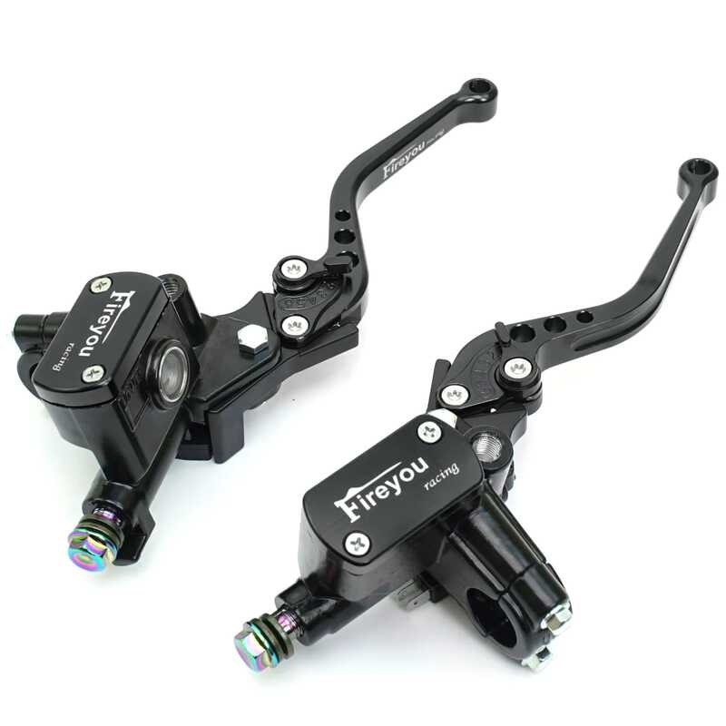 Tt 22 Mm Motorcycle Brake Pump Lever Handle Hydraulic Clutch Master ...