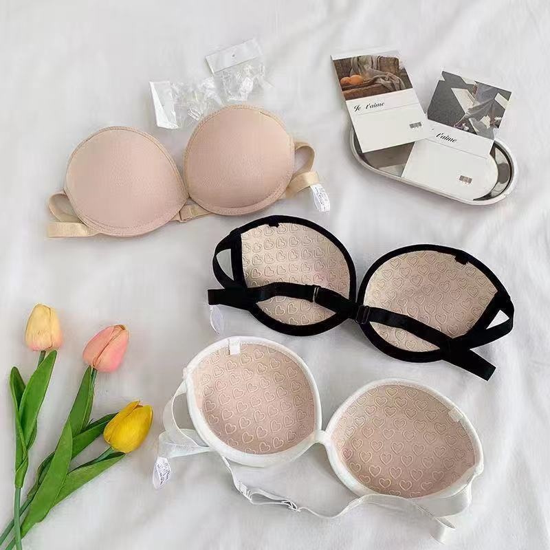 Women Seamless Backless Beautiful Back Comfortable Sexy Bras Non-slip ...