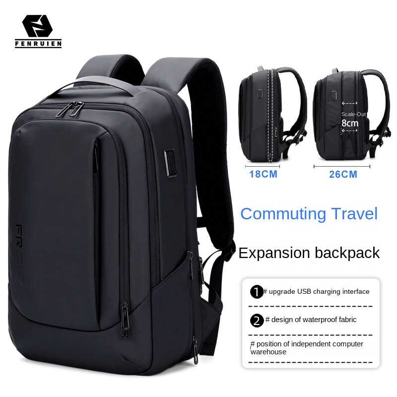 New Style Backpack Men's Trendy College Student Bag Business Computer ...