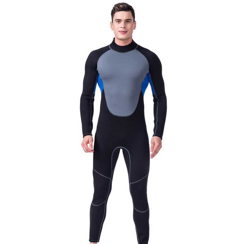 Mens Wetsuit 3mm Neoprene Full Body Diving Suit & Dive Skins for