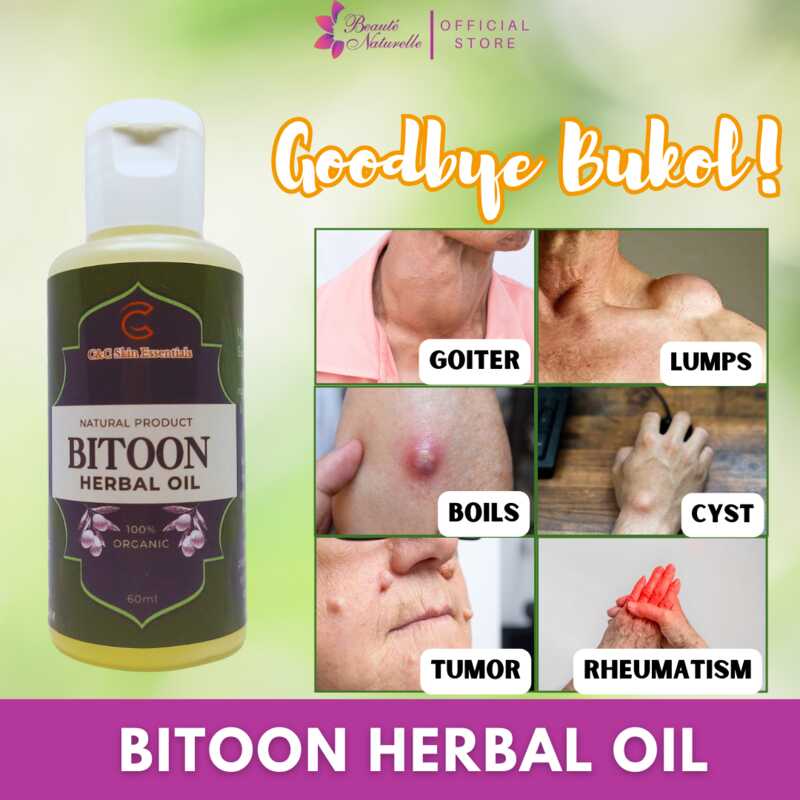 Original Bitoon Herbal Pure Extract Oil: Effective Pantanggal ng Bukol ...