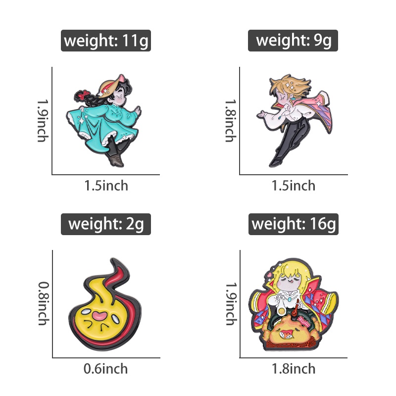 50 Styles Japanese Anime Peripheral Enamel Pin Hayao Miyazaki Manga ...