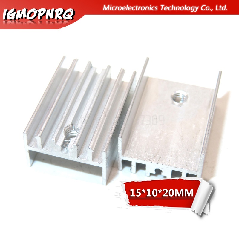10pcs Aluminum Heatsink Radiator 15*10*20mm Transistor TO-220 hjxrhgal ...