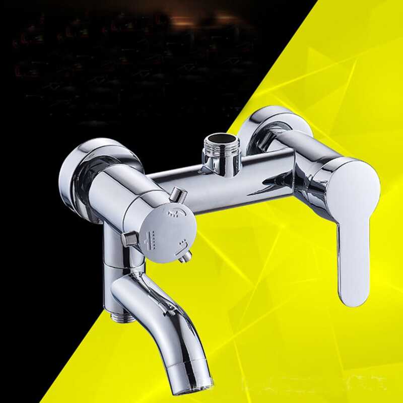 Brass Surface Mounted Bathroom Shower Faucet 3speed Adjustment Switch Bathtub Tap Pressurized