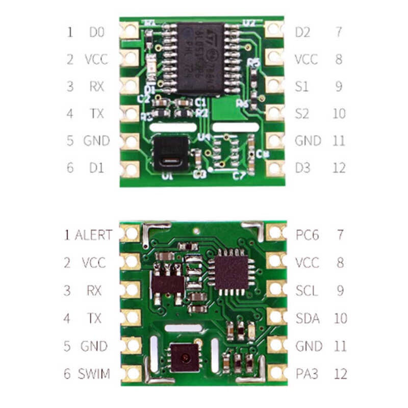 Taidacent Sht20 Sht30 Temperature Sensor Serial Port TTL IIC I2c ASCII Modbus Temp And Hum