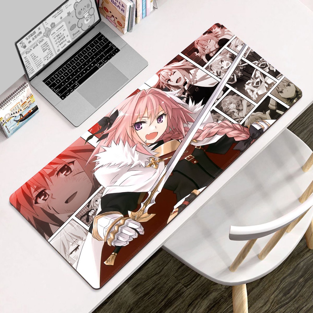 Sexy Girl Computer Mouse Pad 900x400 Astolfo Mousepad Gamer Pc Cabinet Games Desk Mat Gaming 9186