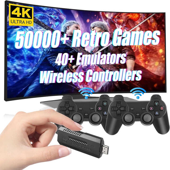 Original Console Games 10000+ Video Game Console for TV PC 128GB 64GB