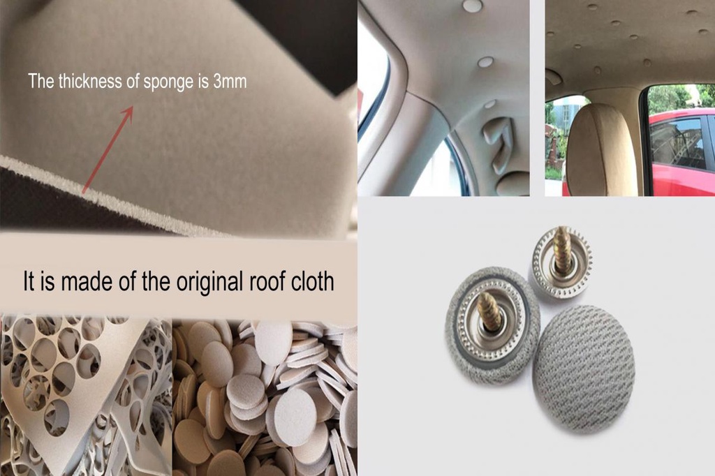 FreShone- 50Pcs Lightweight Vehicle Roof Snap Pins Retainer Easy to ...
