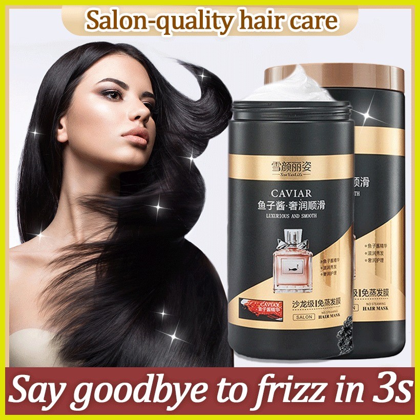 § COD Spot Hair Mask CAVIAR Keratin Repair Damage Hair Mask 1000ml ...