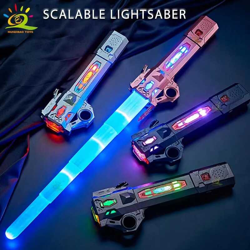 Star Wars Lightsaber Sound Effect Flash Stick Laser Double Sword Toy ...