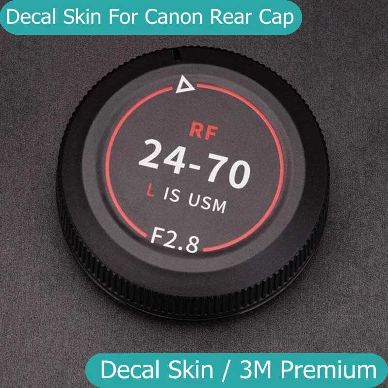 Para sa Canon Rear Lens Cap Sticker Vinyl Wrap Film Decal Skin RF 2470