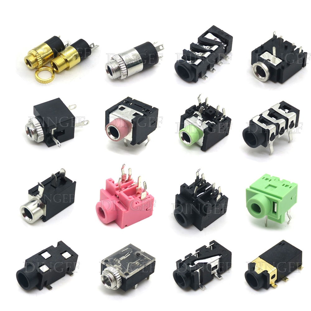 10PCS Headphone jack 3.5MM PJ Audio video female dual channel stereo ...