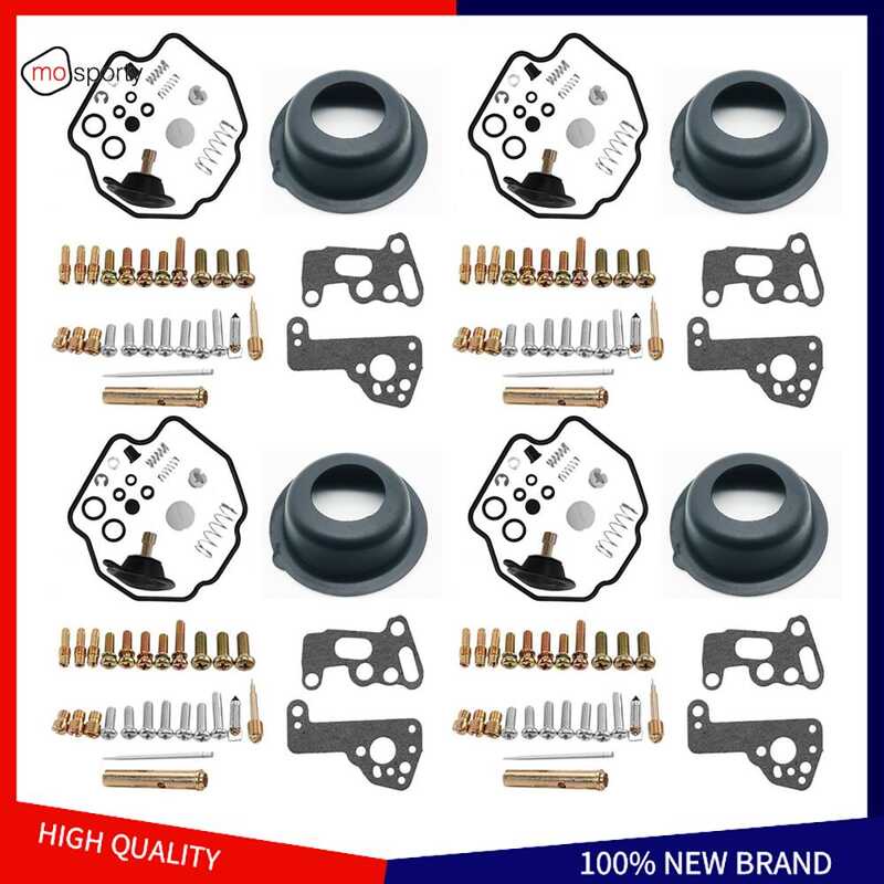4-Pack Carburetor Repair Kit Diaphragm Air Cut-off Valves Replacement 1985 2007 Yamaha V Max 1200
