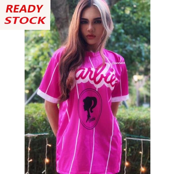 Barbie Crop Top Damen - Pink, Mit Retro-Logo, 100% Baumwolle, Kurz Geschnitten - Offiziell Lizenziertes Fashion Top