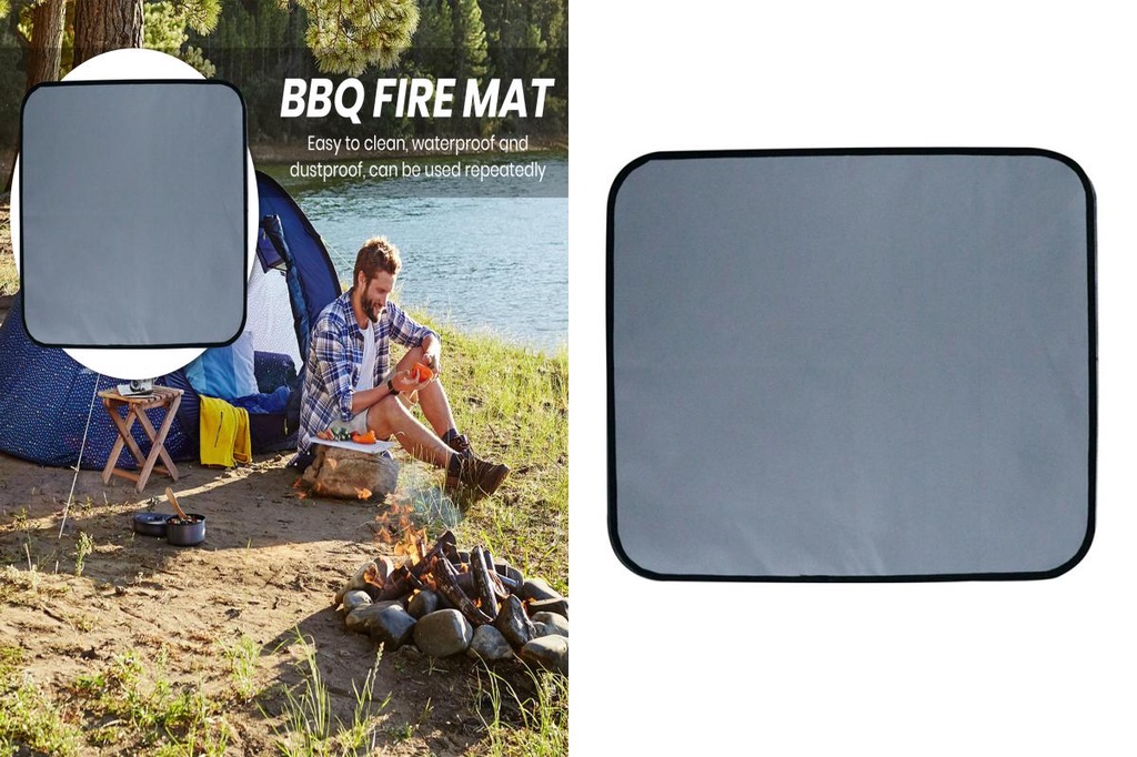 SL Fireproof Mat Bbq Fireproof Mat Fireproof Bbq Mat for Outdoor ...